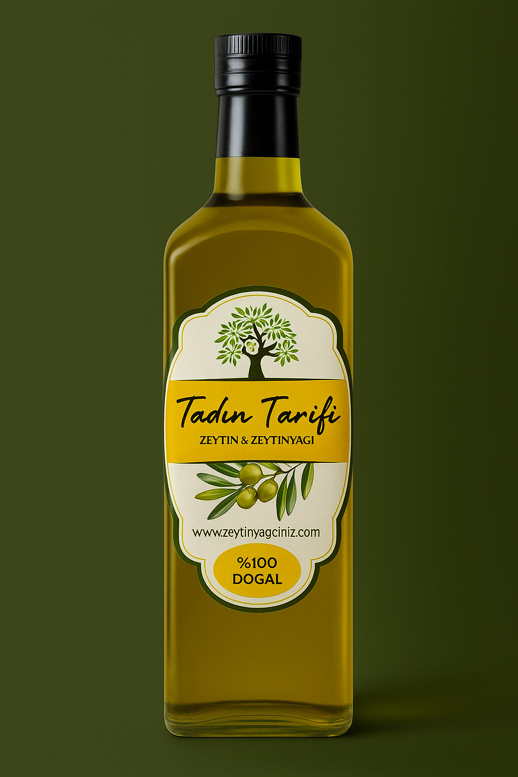 Natürel Sızma Zeytinyağı-Erken Hasat- 1 lt Cam ambalaj